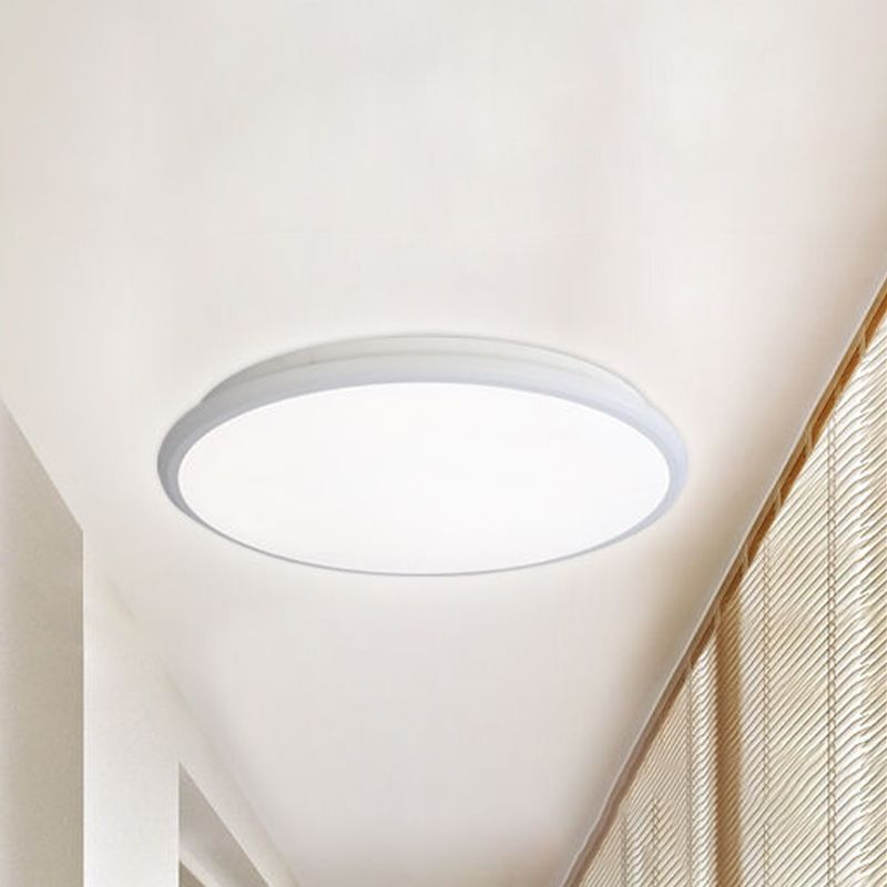 Simplicité Round Flush Mount Lamp for Living Room Modern Style LED Ceiling Light