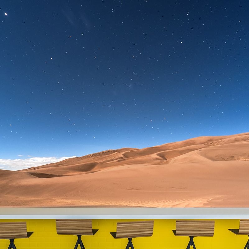 Wallpaper Desert Mildew Resistant Photography Sleeping Room Wall Mural