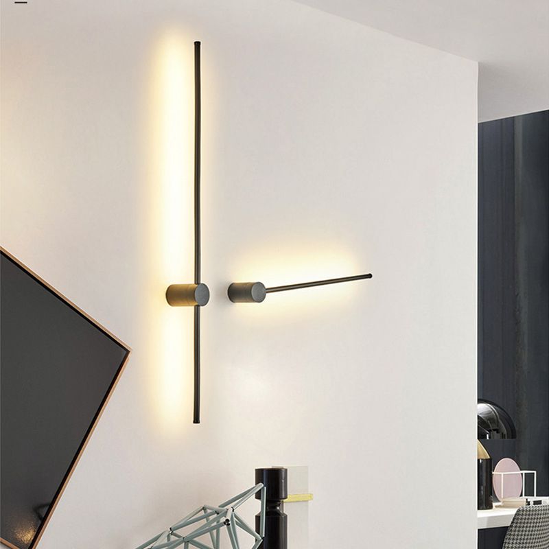 Moderne minimalistische stijl lineaire LED -wand gemonteerd verlichtingsarmatuur aluminium wand sconce verlichting voor woonkamer
