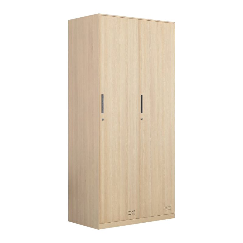 Metal Matte Finish Wardrobe Industrial Storage Cabinet with Hinged Doors