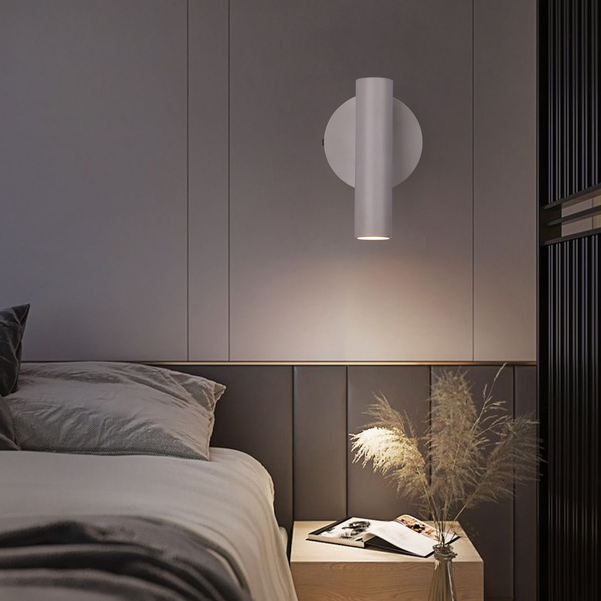 Reading Wall Lamp Nordic Style Metal Wall Mount Lighting in Metal Shade