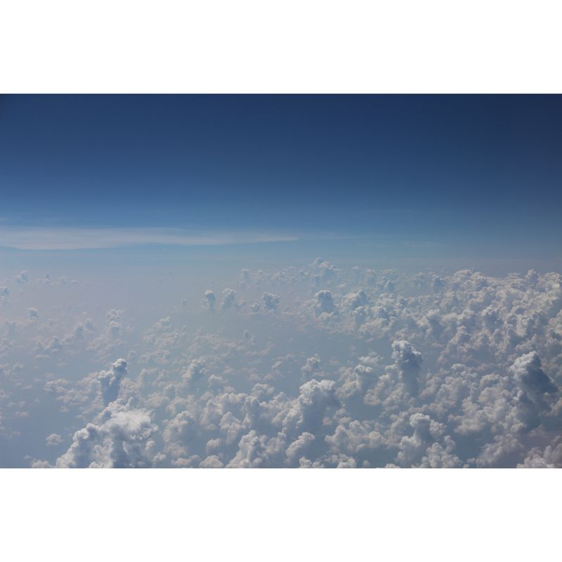 Cloudscape Stain-Proof Wall Art for Home, Customer Size, Waterproofing