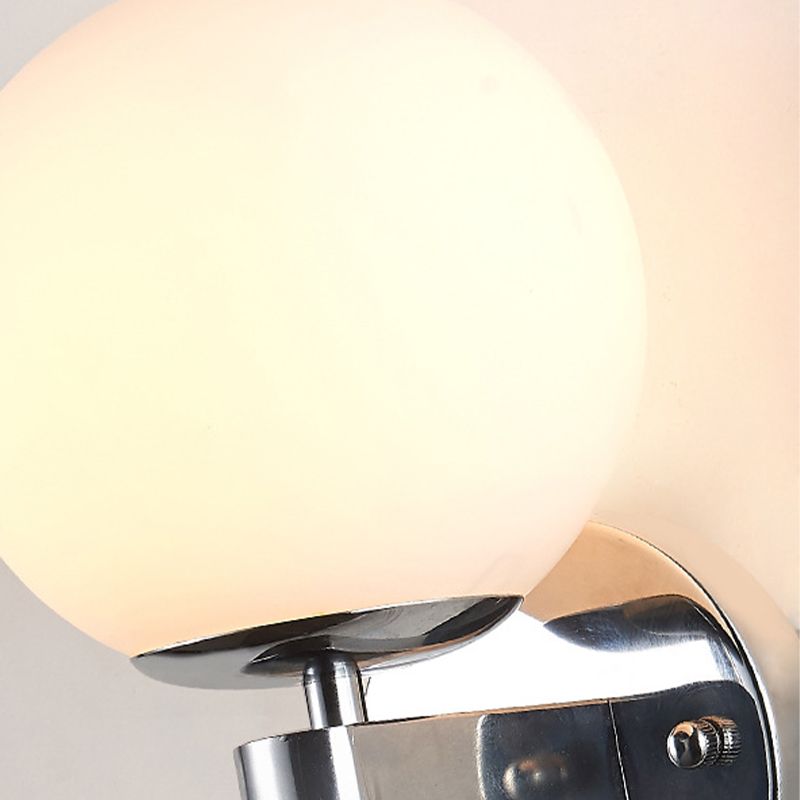 Glaskugel Wandleuchte moderne Stil 1 Lichtwandmontierte Leuchte