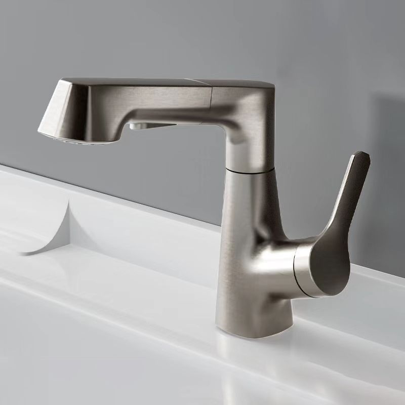 Lever Handles Lavatory Faucet Modern Vessel Sink Bathroom Faucet