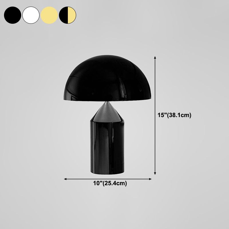 Round Shape Metal Table Lamp Modern Style 1-Light Table Lamp Fixtures