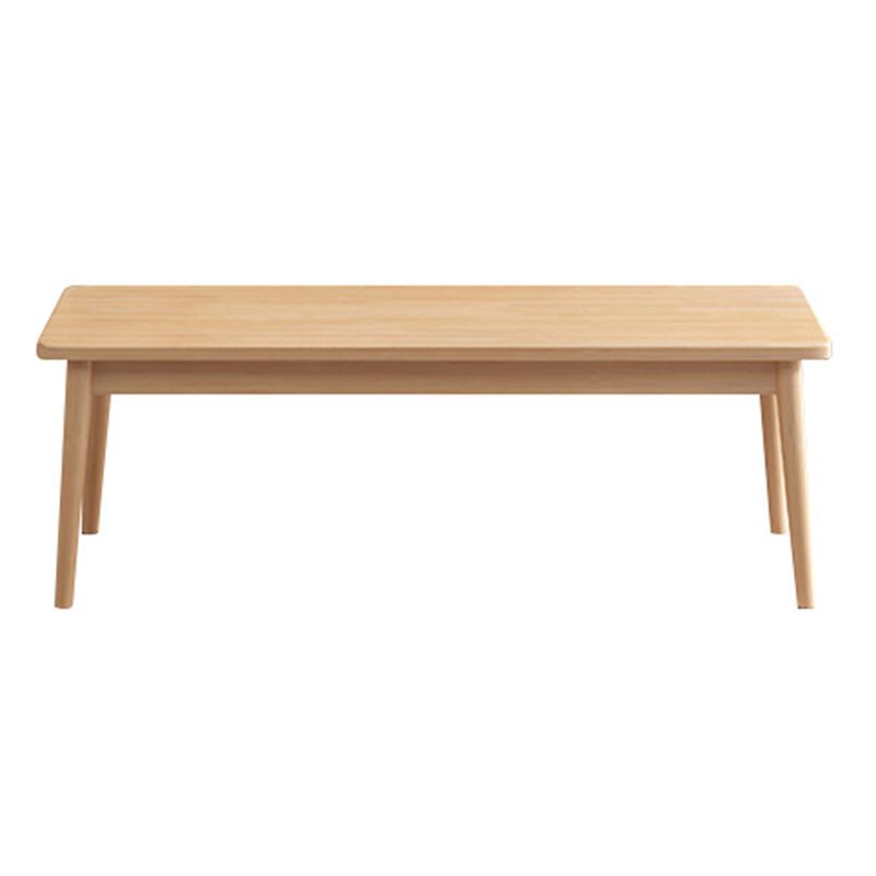 Rubberwood Solid Wood Dining Table Rectangle Dining Table for Kitchen