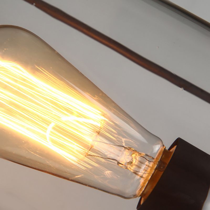 Industrial Style Wall Light Glass Shade Light Sconce Light Fixture for Sitting Room