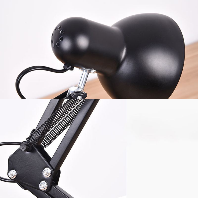 Macaron Adjustable Table Lamp 1-Light Desk Light with Iron Shade for Bedroom