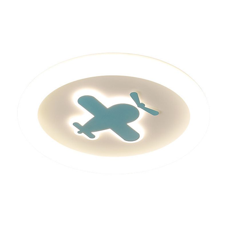 Children Flush Mount Lighting Contemporary LED Ceiling Light for Home