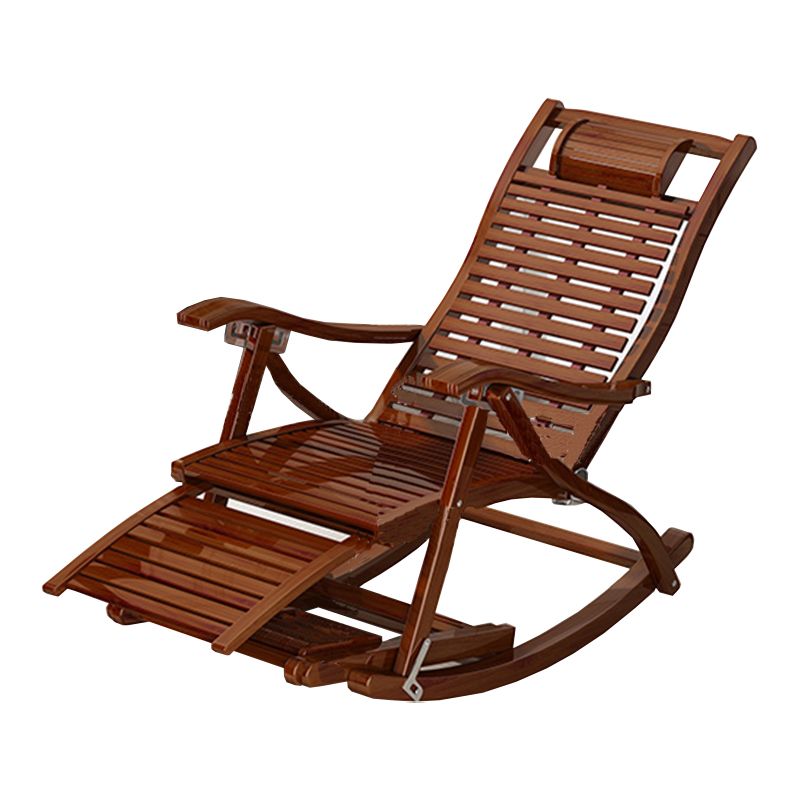 Traditional Rocking Chair Solid Wood Plain Indoor Rocker Chair