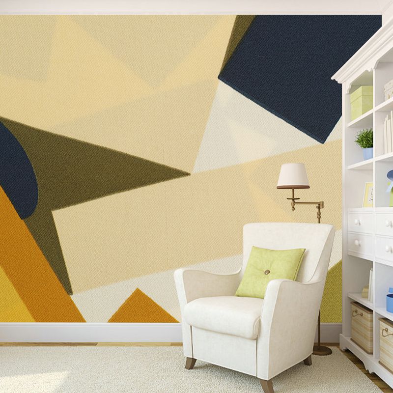 Contemporary Style Abstract Murals Wallpaper Mildew Resistant Wall Murals for Home