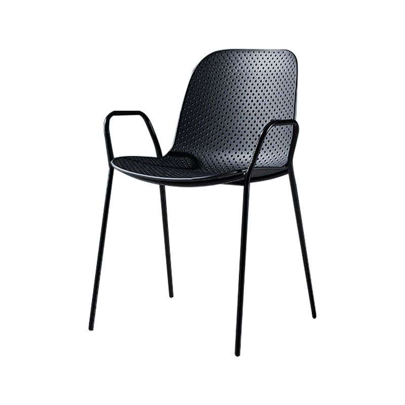 Silla de estilo moderno sillones de comedor con patas de metal para cocina