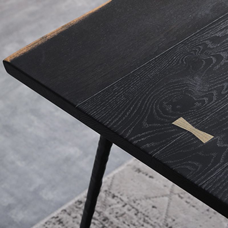 Industrial 1/5 Pieces Dining Set Rectangle Oak Wood Dining Table for Dining Room