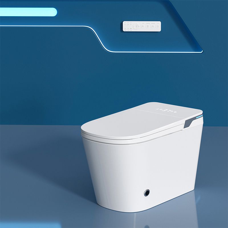 Contemporary Floor Mounted Toilet Bowl Heated Seat Included Urine Toilet for Washroom
