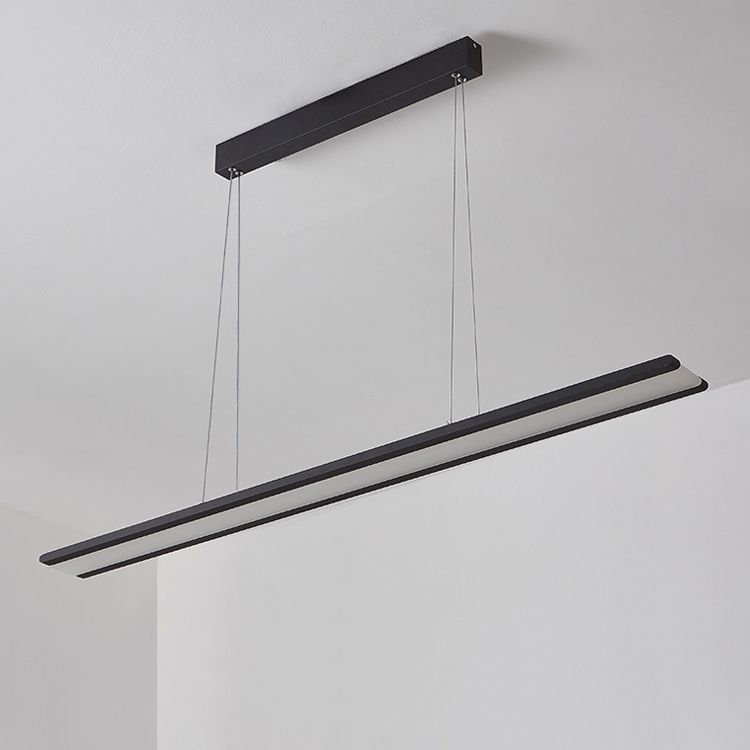 Rectangle Dining Room Island Light Nordic LED Dining Pendant Lamp for Kitchen