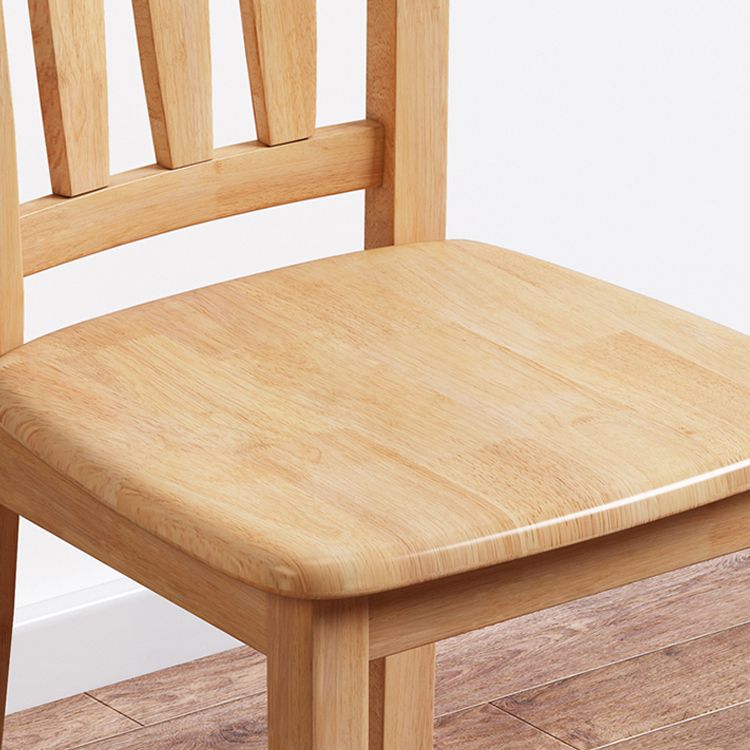 Hedendaagse stoelen Dining Armloze stoel met houten benen voor keuken
