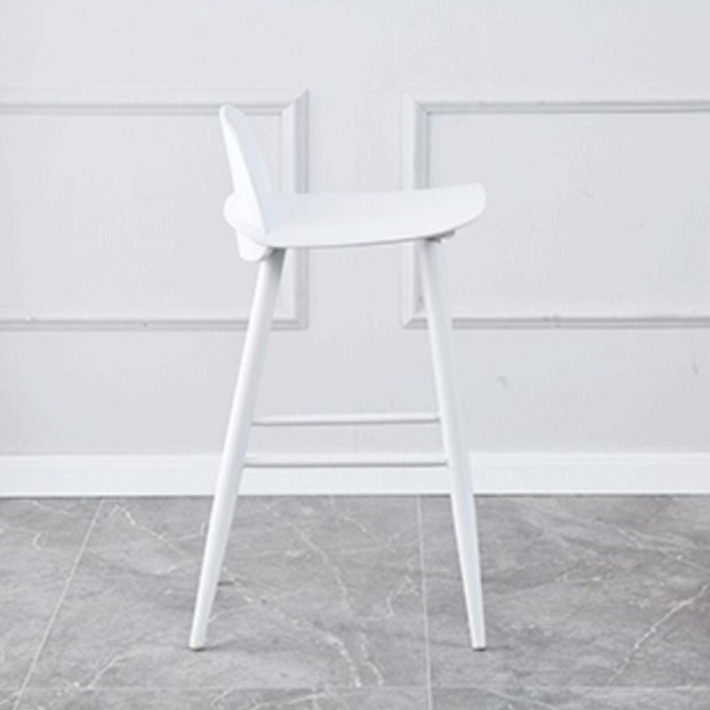 Scandinavian Style Bar-stool with Square Seat Counter Stool for Restaurant Bar
