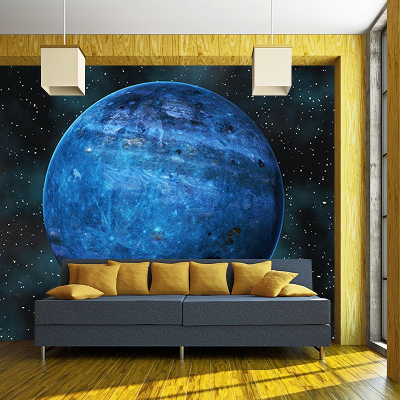 Bedroom Wall Mural Wallpaper Novelty Universe Mildew Resistant Wall Decor