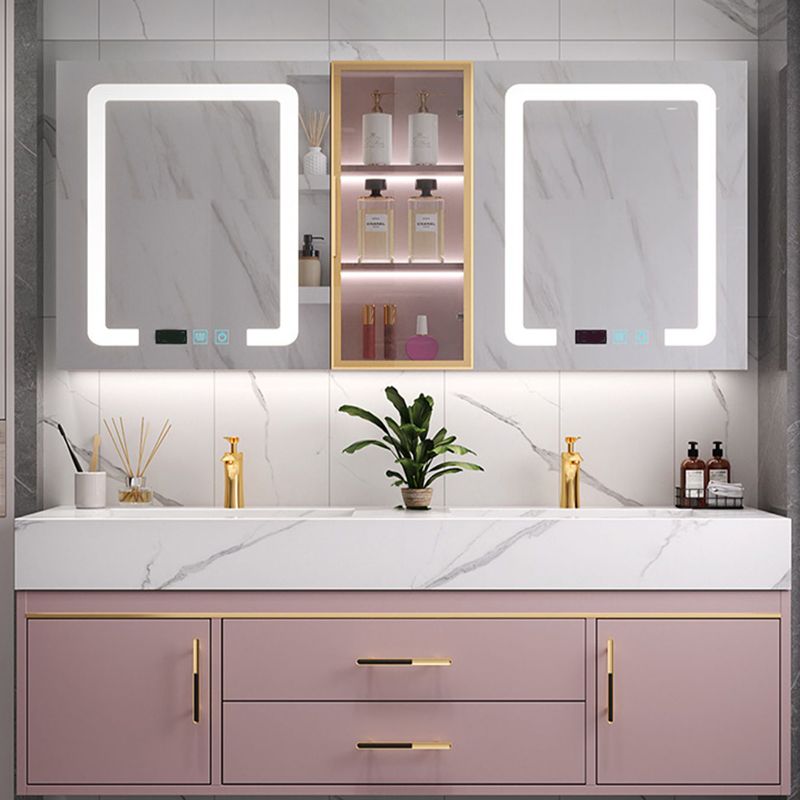 Modern Style Bathroom Vanity Set Solid Wood Bathroom Vanity Set