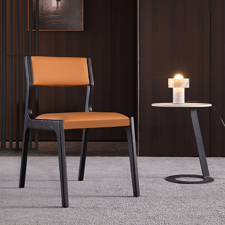 Estilo moderno que cena la cocina de las sillas de madera que cena la silla lateral sin brazos