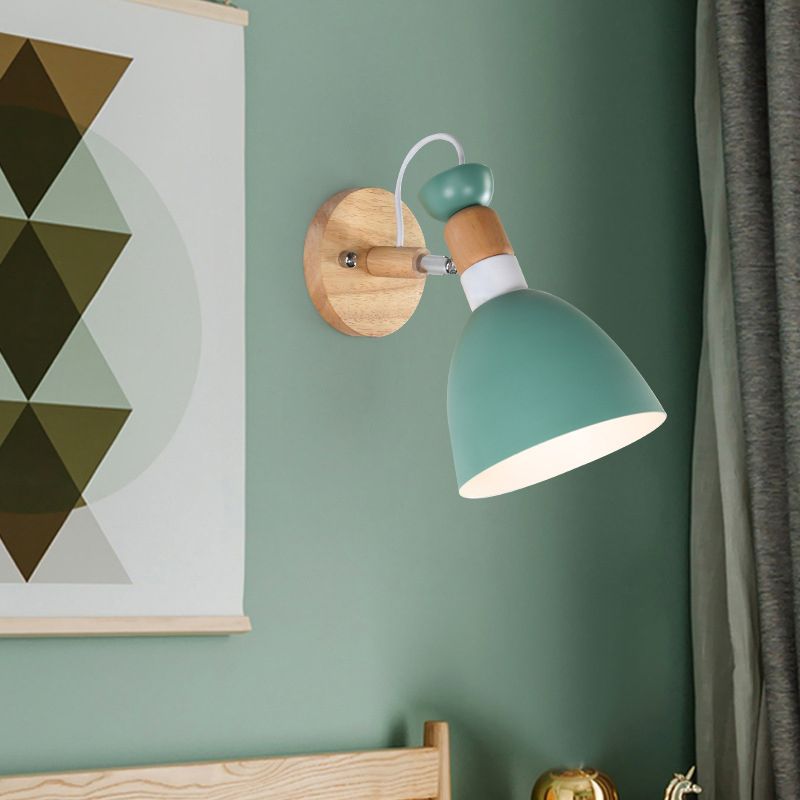 Geometric Wall Mounted Lamps Modern Style Metal 1 Light Wall Light Sconces