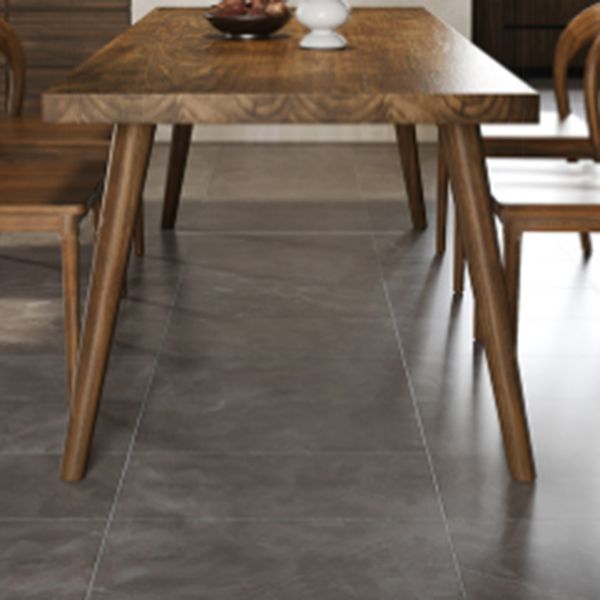 Simplicity Style Dinette Table Solid Wood Rectangle Dining Room Table in Brown