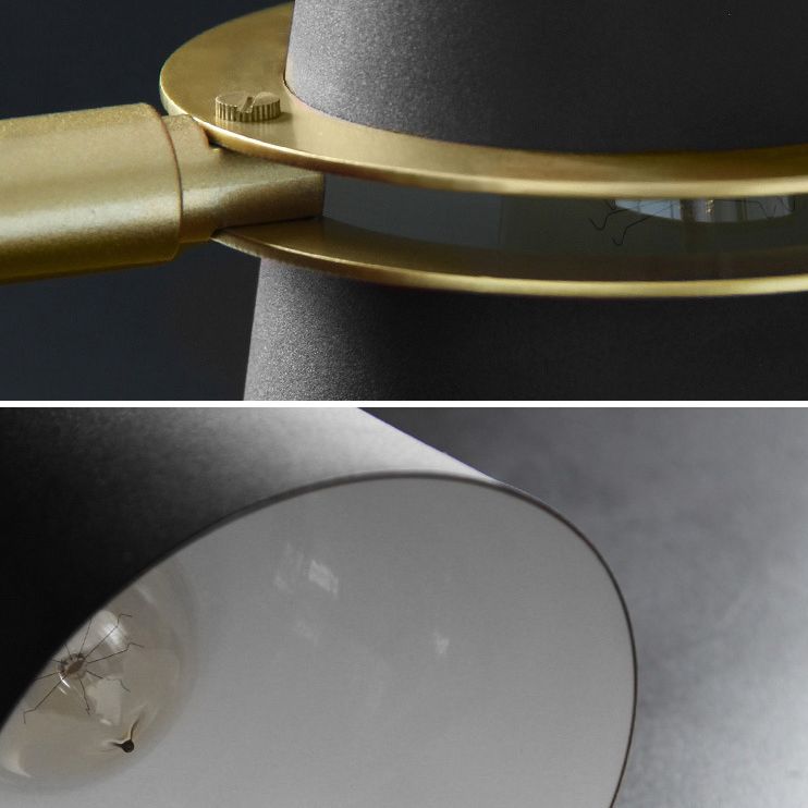 Lámparas de pared cónicas de estilo nórdico accesorios de iluminación de pared metálica para dormitorio
