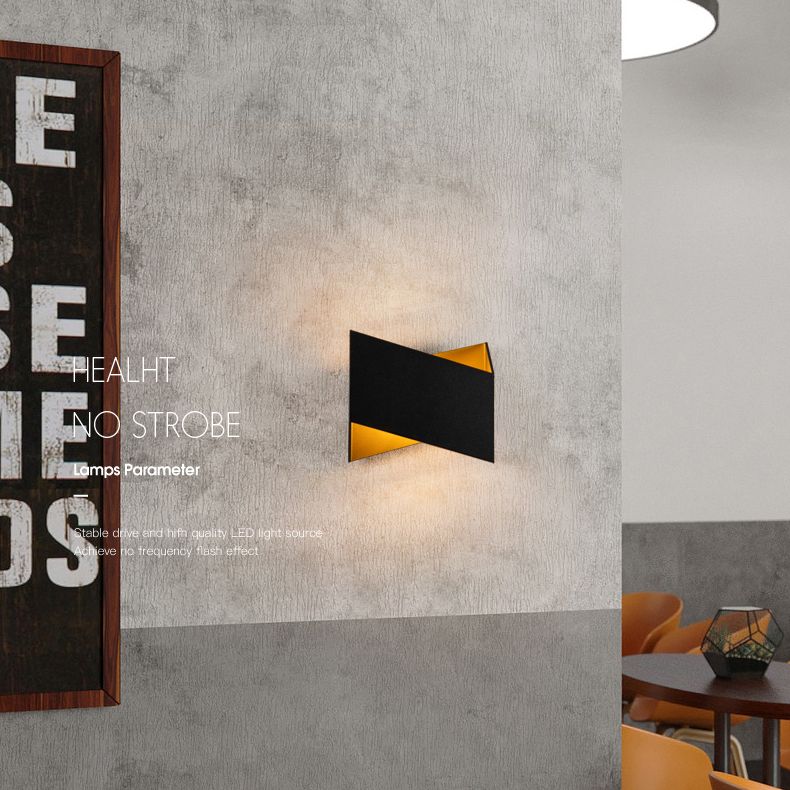 Moderne minimalistische stijl Origami Wall Light SCONCES Metaal 1 Lichtwandverlichting voor woonkamer