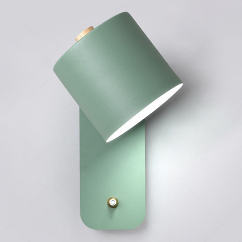 1-Licht-Halbzylinderwandbeleuchtung moderner Metallwandmontage-Leuchte mit Metallwand