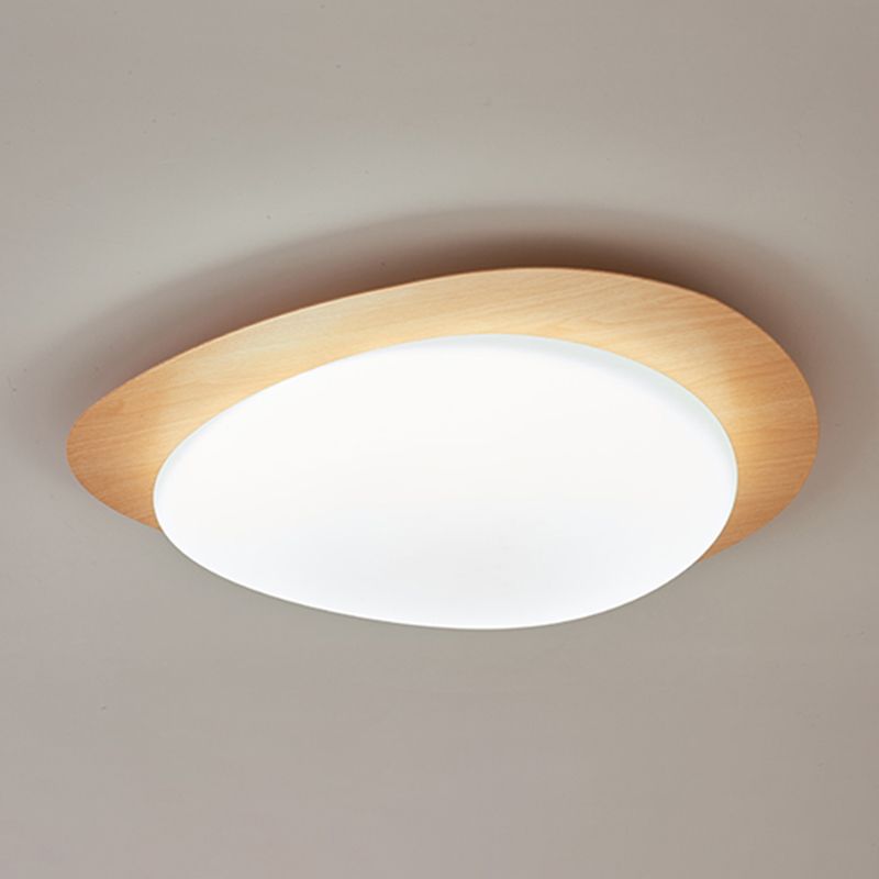 Contemporary Flush Mount Lamp Acrylic Shade Led Flush Mount for Bedroom