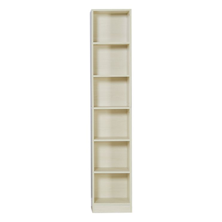71"H x 9.45"W Bookcase Contemporary Style Closed Back Bookshelf for Home Office