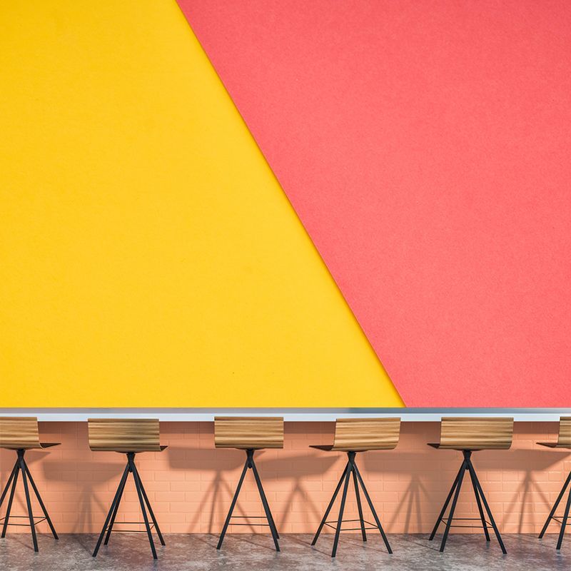 Illustration Customized Geometry  Mural Contemporary Wall Decor Office Wall Murals