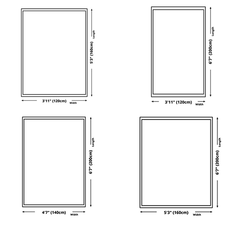 Orange Modern Rug Polyester Semicycle Rug Non-Slip Backing Rug for Home Decor