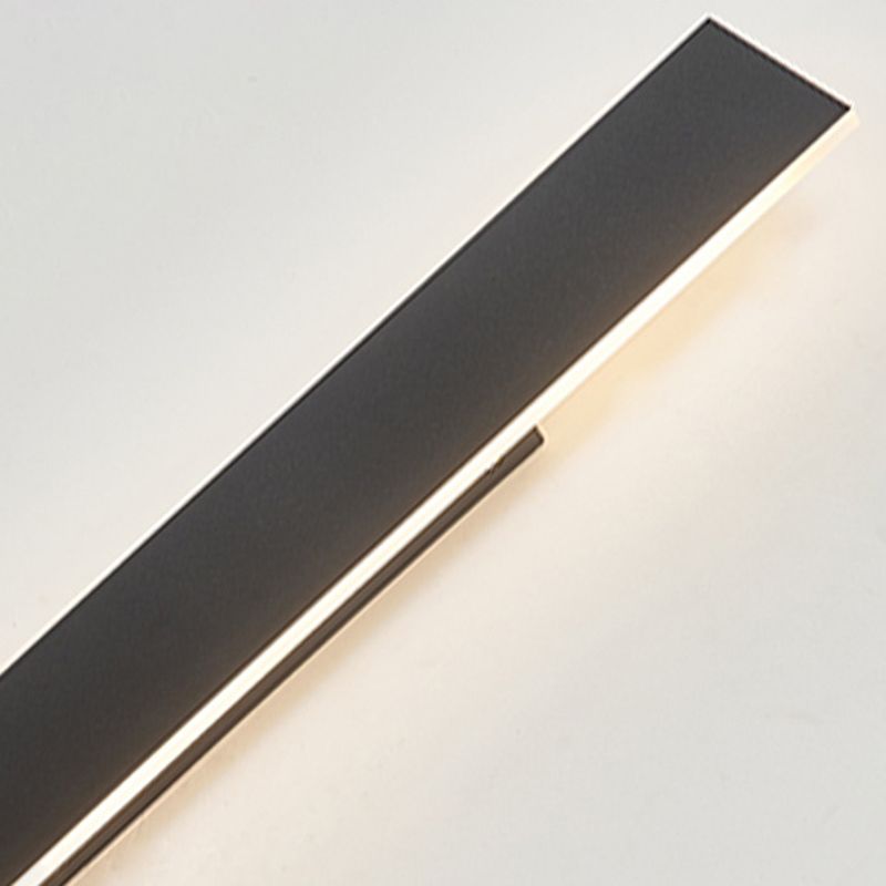 Contemporary Linear Sconce Light Fixtures Metal 1 Light Wall Mounted Light