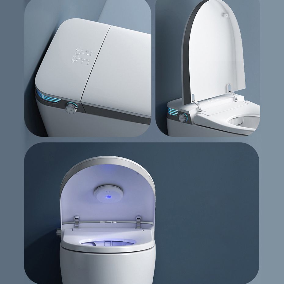 Modern Floor Mounted Urine Toilet White Siphon Jet Toilet Bowl with Toilet Seat
