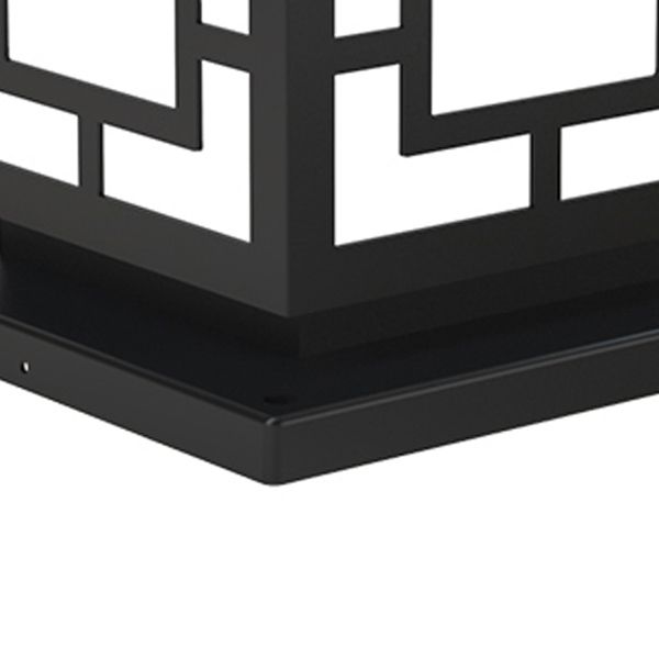 Contemporary LED Pillar Light Simple LED Solar Lighting Fixture for Garden