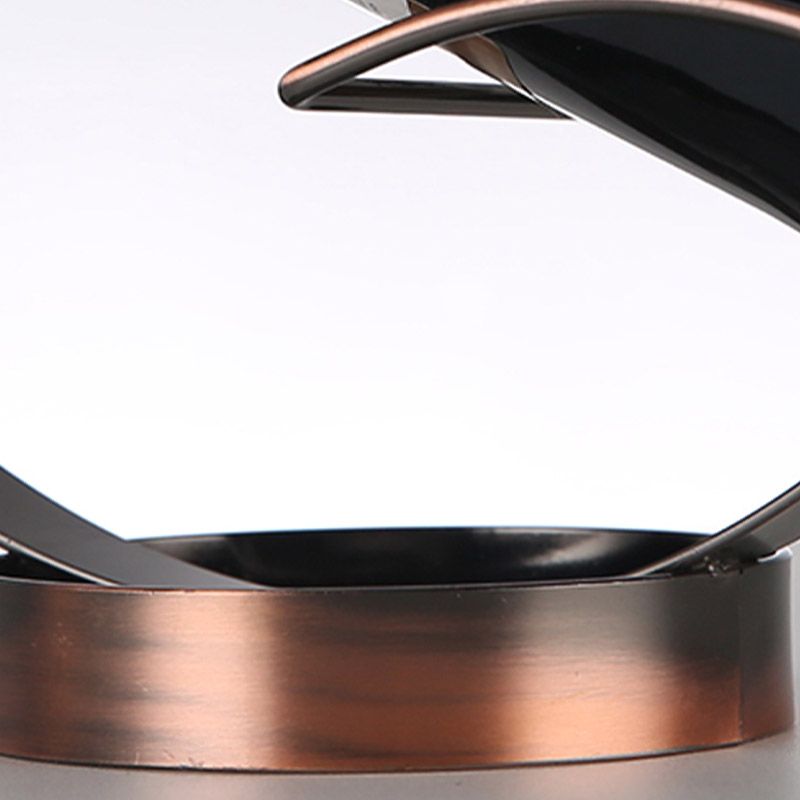 Countertop Wine Rack Metal Glam Wine Bottle Rack for Living Room