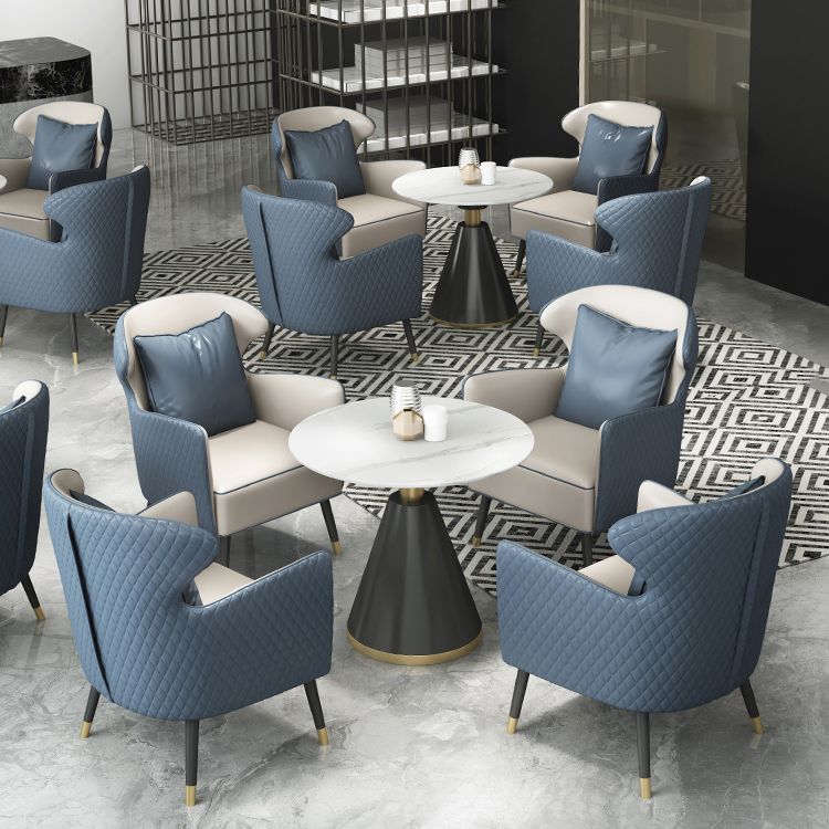 Glam Stone Furniture 1/5 Pcs Standard Height Dining Room Table and Chair