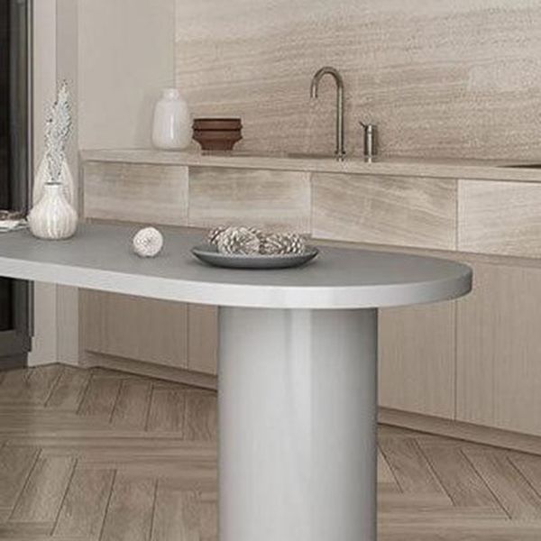 Industrial Double Pedestal Bar Table Free From Wood Bar Table for Living Room