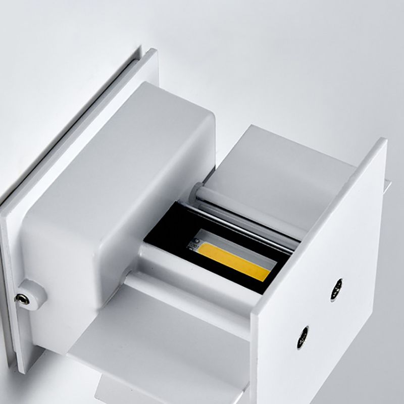 Moderner Stil Aluminium Wandleuchte 2 Lichter Wandleuchten für Wohnzimmer