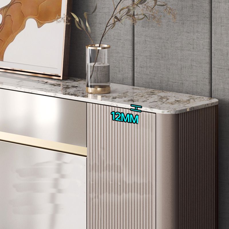 Luxury Storage Sideboard Sintered Stone Kitchen Cabinet for Home