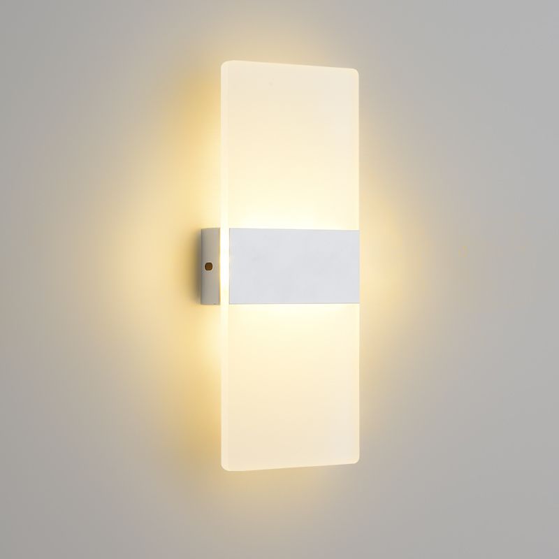 Geometry Shape Metal Wall Light Modern Style 1 Light Wall Mounted Light Fixture
