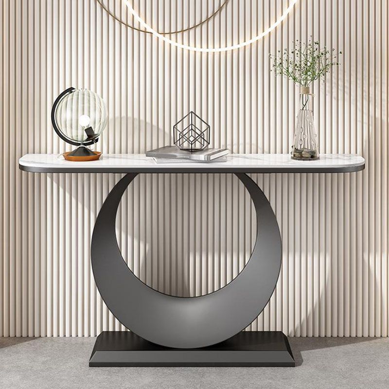 31.5-inch Tall Modern Console Table 1-shelf Accent Table for Hall