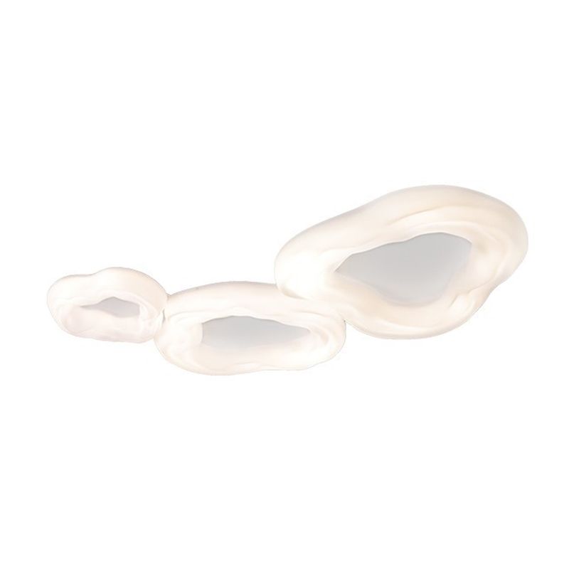 White Flush Mount Lighting Modernism LED Ceiling Light for Foyer