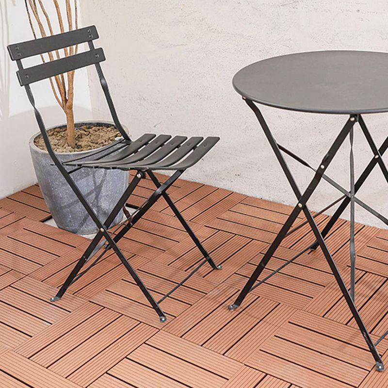 Striped Pattern Decking Tiles Interlocking Square Deck Plank Outdoor Patio