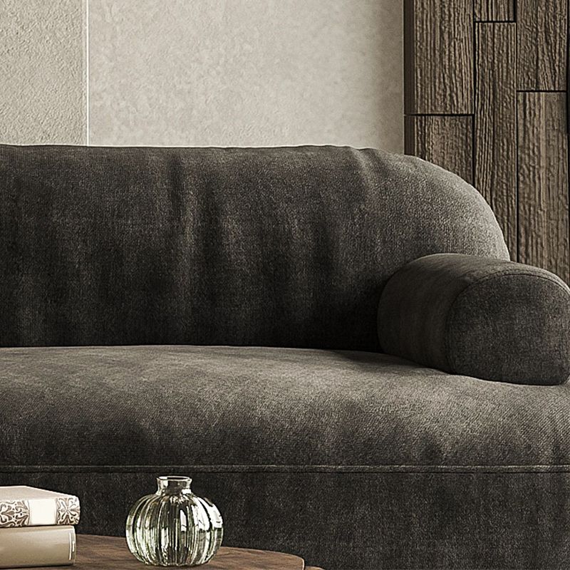 Modern Custom Sofa 39"W Loose Back Couch with Recessed Arm for Living Room