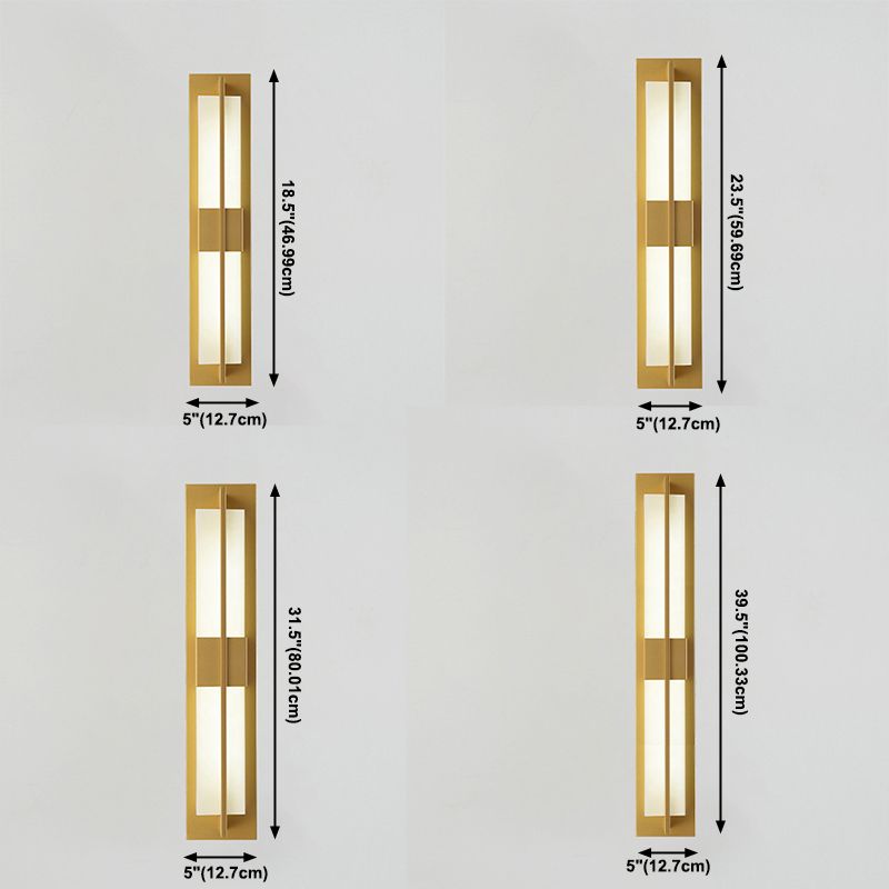 4 dimensioni per apparecchi opzionali di illuminazione a parete in marmo moderno luce da parete per foyer