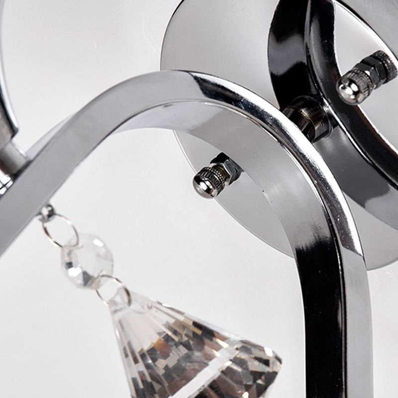 Modern Creative Crystal Disponce Light 1 Light Ball Wall Donce para el dormitorio del hotel y la cama