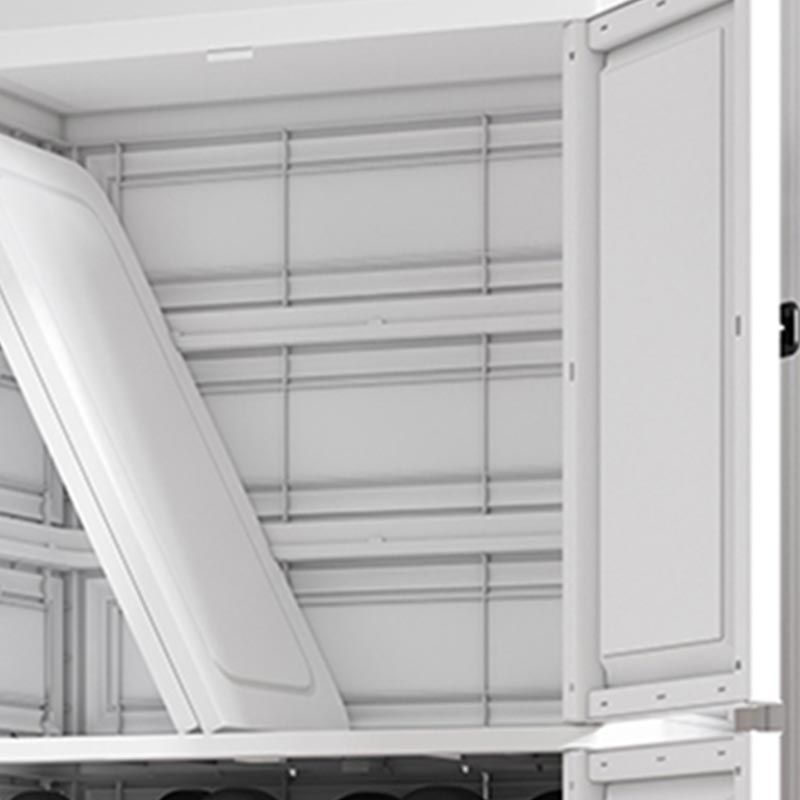 Contemporary Style Wardrobe Plastic Bedroom Wardrobe Closet with Storage