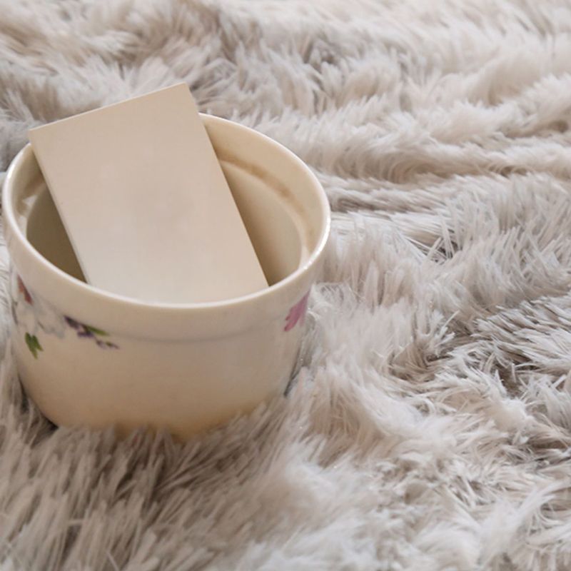 Tapis moderne blanc mélangé de couleurs pures, tapis d'intérieur lavable pour la décoration de la maison